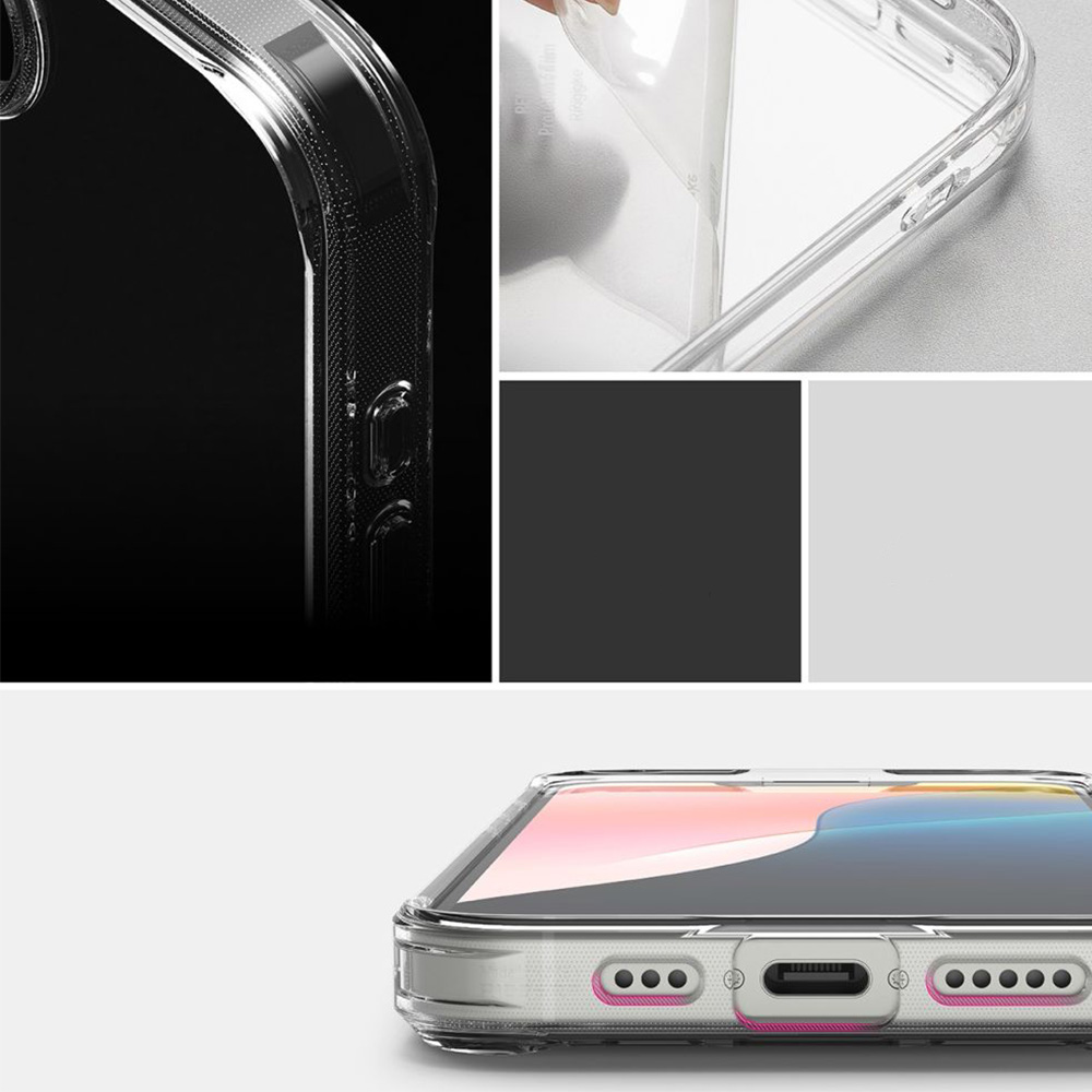 Etui Ringke Fusion do iPhone 16e, przezroczyste